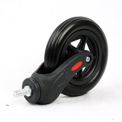 China Hotels Wheelchair Spare Parts Wheelchair Caster 8 Inch Wheelchair Wheels Front Wheel Te koop