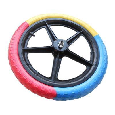 Cina bicycle wheel/wheel etc. 16 inch EVA bike trailer plastic wheel in vendita