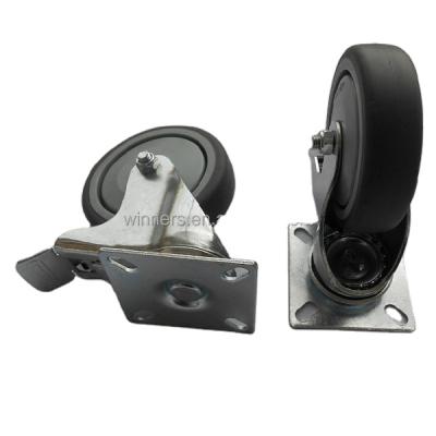 Cina Pipe / Furniture / Medical / Wheelchair etc. swivel furniture pvc pipe caster wheel in vendita