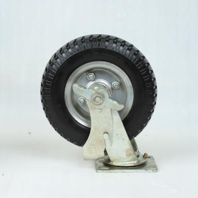 중국 8x2.50-4 Pneumatic Swivel Caster With Puncture Proof PU Foam Tire For Industrial Tool Cart 판매용