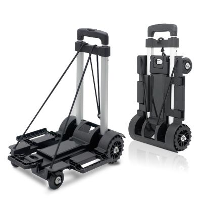 China Folding Folding Hand Truck Trolley Luggage Cart Return Wheels Foldable Shopping Te koop