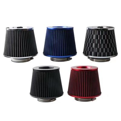 China Automotive Modified Mushroom Head Air Filter With Large Flow Intake Mushroom Head Universal Air Filter 76mm Caliber 76mm for sale