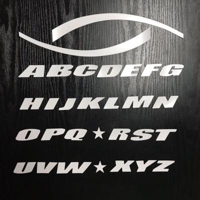 China Customized DIY Wheel Decoration A-Z0-9 Custom Waterproof English Tire Letter Universal Tire Tire Lettering Sticker For Car for sale