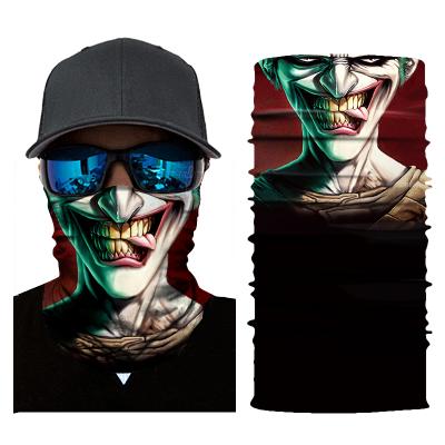 China Skull Biker Motorcycle Face Mask Balaclava Bandanas Recycling Riding Headband Windproof Anti-UV Balaclava Face Seamless Mask Balaclava for sale