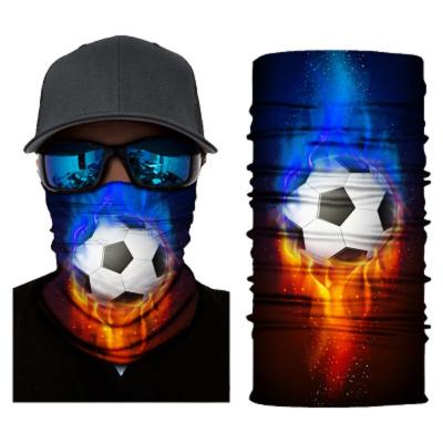 China Ball Design Anti-UV Headwear Customized OutdoorSkull Head Mask Bandanas Tactical Sports Soft Tube Neck High Quality Neck Cuff for sale