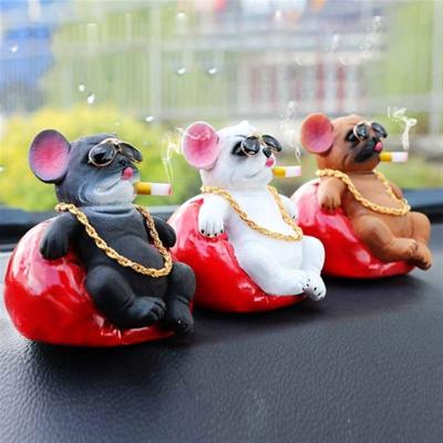 China Be bossy the dog sofa decoration new car interior accessories ornaments prevailing creative car ornaments for sale