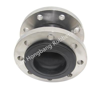 China High quality flange type bellows flexible EPDM single sphere rubber expansion joint en venta