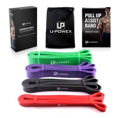 China Body Shaping Professional Made Body Buliding Exercise Best Custom Elastic Workout Resistance Bands for sale