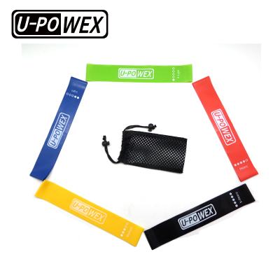 China Body Shaping U-POWEX Mini Exercise Latex Resistance Bands Loop Bands For Yoga for sale