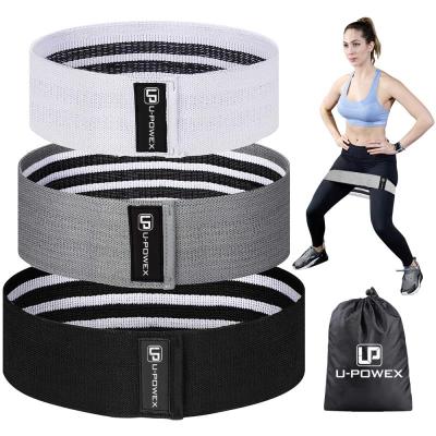 China Latex Amazon Hot Sale Hip Band Circle Resistance Cloth Hip Bands for sale