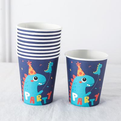 China Food Contact Paper Customized Printed Disposable Paper Cup Coffee Paper Cup Single Wall Kraft Paper Cup for sale