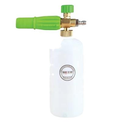 China PA+COPPER 1/4 Connector PP High Pressure Adjustable Quick Pot Wash Snow Foam Lance Water Spray Gun for sale