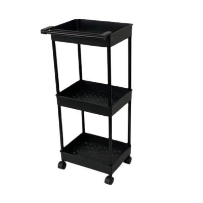 China 2021 Cheap Plastic Cabinet Three Layer Auto Repair Storage Rack Tool Box for sale