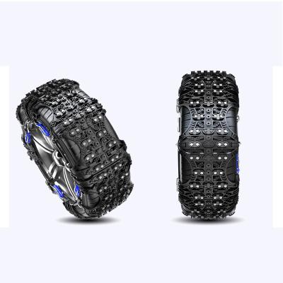 China HARDENED STEEL Plastic TPU Anti Slip Snow Chains With LED For Car for sale