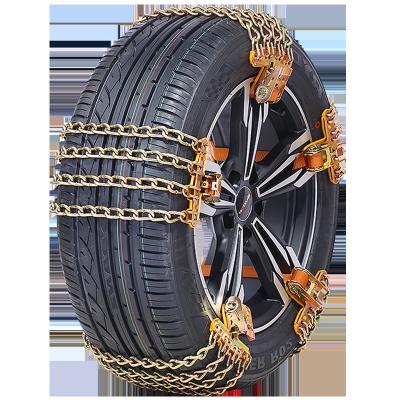 China Car Vehicle SUV Pickup Truck Tire Snow Chain HARDENED STEEL Steel Chain Skidproof for Winter Driving for sale