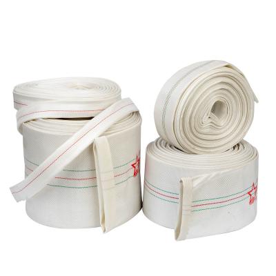 China 8 Inch High Tenacity Polyester PVC Lining Canvas Fire Hose 13-65-25 for sale