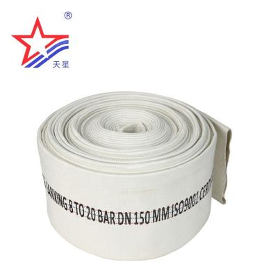 China Polyester Filament Or Polyester Staple Fiber Farm Irrigation 150mm PVC Lining Water Pump Hose for sale