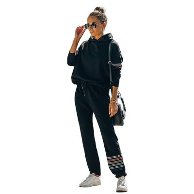 China Wholesale Customized Breathable Sportswear Women Women Winter Tracksuit Set Women Sweatshirt Hoodie Sweatsuits for sale