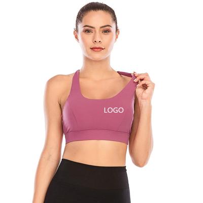 China Wholesale Custom Logo Sports Bra Quick-Drying Sports Yoga Underwear Fashion High Quality Breathable for sale