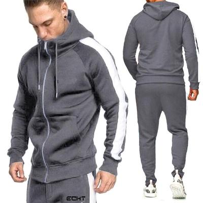 China Custom Made High Quality Breathable Polyester Spandex Sweat Suits Sets Sports Sweat Suits Mens Tracksuit Sets for sale