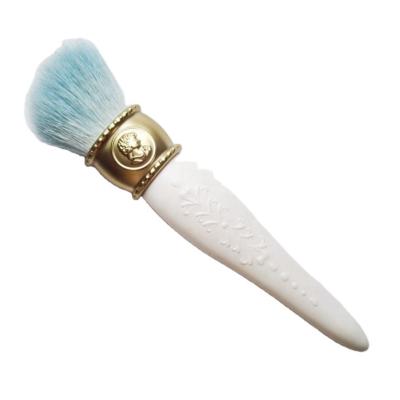 China Flat Brush Made In Cheap Porcelain Top Quality Simple Makeup Blush Brush for sale