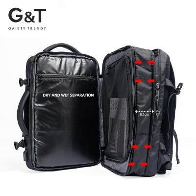 China With USB Large Capacity Anti-theft Expanded Layer Business Backpack With Computer Padded Compartment for sale