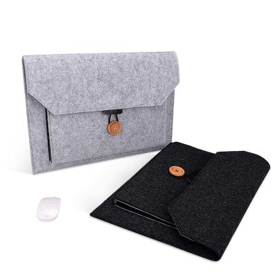 China Portable Wholesale Light Weight Felt Fabric Laptop Accessories Frames Sleeve Laptop Bag Filters for sale