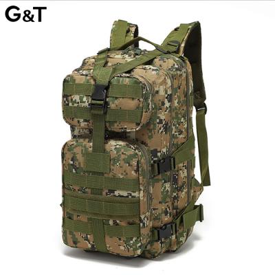 China Multifunctional Anti-theft Waterproof Materials Gear Pouch Assault Package 800D Oxford Military Black Camouflage Backpack Tactical Bags for sale