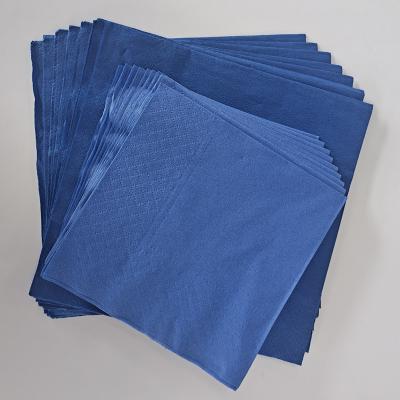 China Wholesale Customized Dyed Napkin Christmas Custom Printed Colo Paper Napkins Dyed Disposable for sale