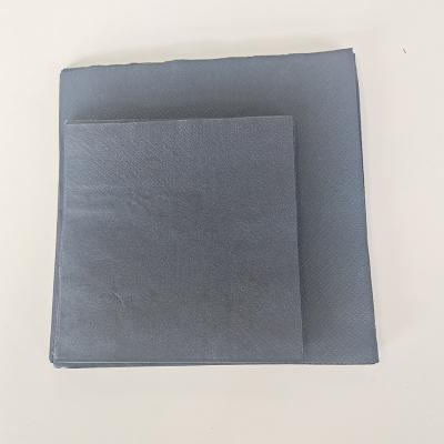 China Wholesale custom printed black dyed napkins, disposable dyed napkins for hotel restaurant for sale