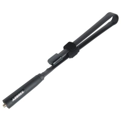 China ABBREE Ham Radio Tri Band 48CM CS 144/222/435Mhz Tactical Antenna Foldable SMA-Female For Walkie Talkie Two Way Radio for sale