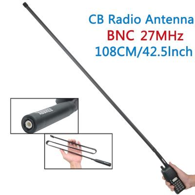 China Handheld CB Radios: Uniden Anytone Ham Radio Tactical Foldable Indoor CB Antenna Portable BNC Antenna Cobra ABBREE 27mhz 108cm/42.52IN for sale