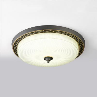 China Modern 2020 Style Top Quality European Glass And Iron SMD LED Ceiling Lamp For Indoor for sale