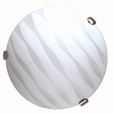 China Wholesale Good Quality E27 Outdoor Mounted White Glass Ceiling Light Iron Base Surfaced Mounted for sale