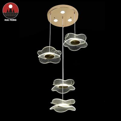 China Modern Nordic Design For Dining Room Hanging Chandelier Gold Led Pendent Lamp for sale