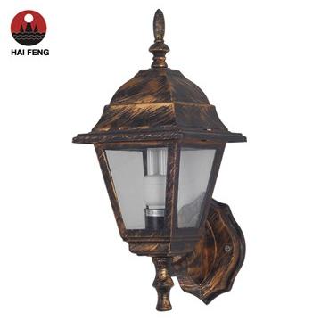 China Waterproof Glass Garden Lights Good Quality E27 Vintage IP44 Aluminum and Glass Outdoor Wall Lamp for sale