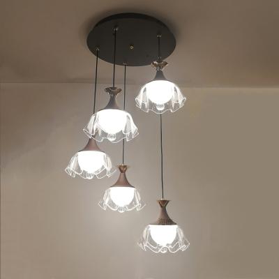 China New Good Quality Modern Hotel Chandelier For Restaurant Home Lighting Kitchen Simple Luxury LED Remote Control Light Corridor for sale