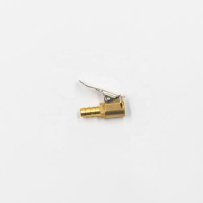 China High quality brass air chuck with clip for tire inflator brass valve connector for sale