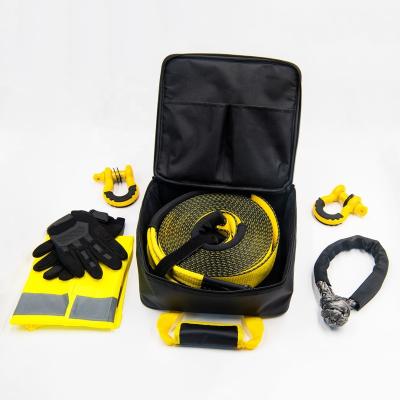 China High Strength Custom 4WD Tow Strap Kit For Offroad Recovery for sale