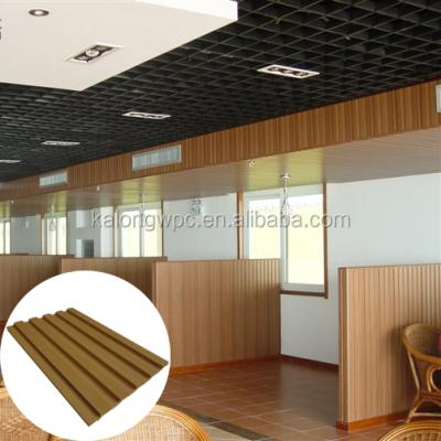 China 2018 new WPC wall panel environment friendly durable indoor decoration from Foshan fireproof easy install wpc wall panel for sale