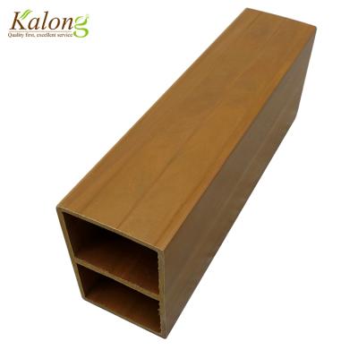 China Ceilings artistic interior square tube wpc wall decorative ceiling panel made of new environmental protection material for sale