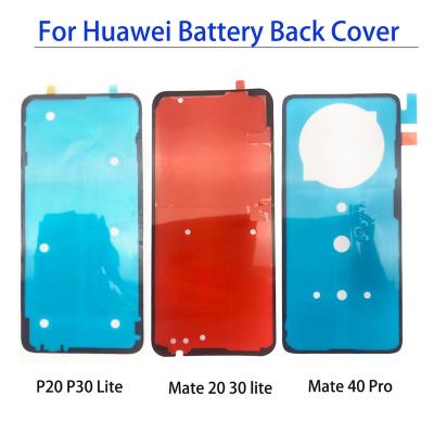 China Mobile Phone Glass Replacement Parts Back Housing Case For Huawei Mate 20 30 Lite/Mate 40 pro/P20 P30 Lite Battery Back Cover With Guld for sale