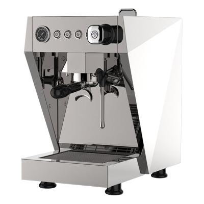 China Hotel espresso machine espresso coffee machine commercial with 9bar pressure and whole stainless steel housing for sale