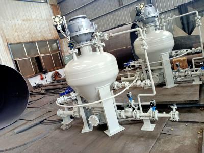 China PLC Control Dense Phase Pneumatic Conveying System 6 - 10m/S for sale