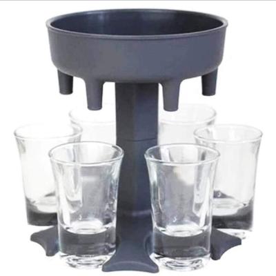 China PLASTIC Ready To Ship Drinking Food Grade Beer Dispenser Game Party Supplies Shot Glass Dispenser for sale