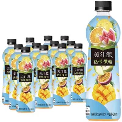 China Natural Soft Drinks Wholesale Soft Juice Soft Drinks 420ML*12 Exotic Minute Maid Drinks From China for sale