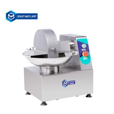 China For Stuffing Vegetable Meat Processing Sausage Dumpling Meat Bowl Cutter 5L Small Electric Meat Bowl Cutter For Sausage Dumpling Stuffing Vegetable Meat Processing for sale