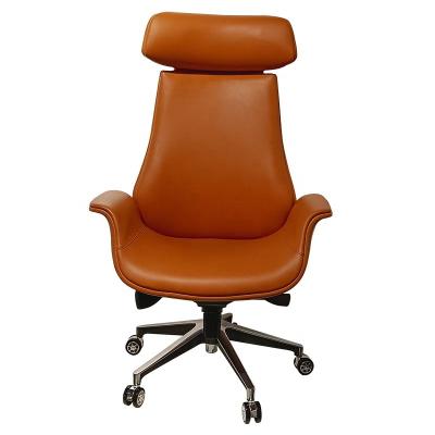 China (Size) Cheapest Comfortable PU Leather Adjustable Office Chair With Lock Function Office Chair Ergonomic Supervisor Office Chair for sale