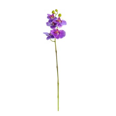 China D5 Decoration Artificial Phalaenopsis Flower Artificial Flower and Leaf Plant Artificial Orchid Flower for sale