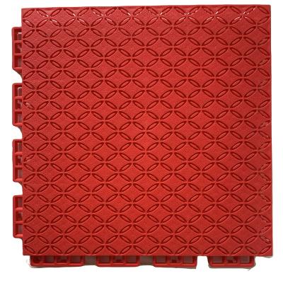 China Modern Good Quality Anti Slip Suspension Tiles Mat Assembled PP Sports Flooring for sale